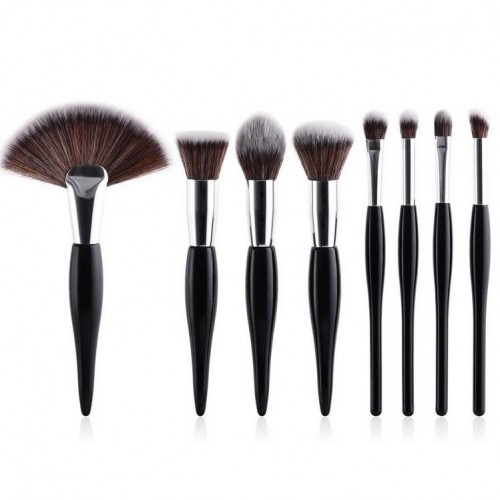 8PCS Makeup Cosmetic Brush Set with Synthetic Hair