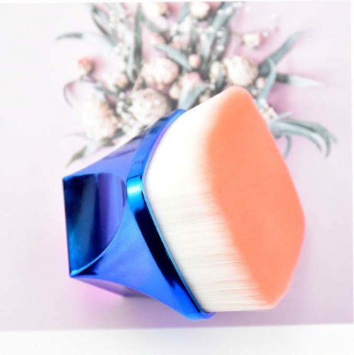 Vegan Hair Colorful Powder Brush for Makeup