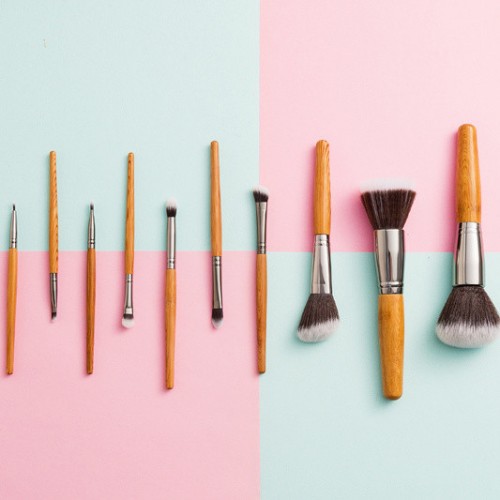 10PCS Professional Brush Set Makeup Brush with Zipper Bag