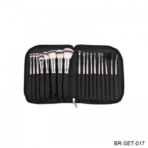 Cosmetic Makeup Vegan Brush with Portable Pouch.