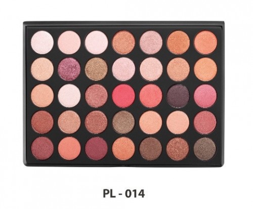 35 Colors Hot Sell Eye Shadow Palette Cosmetic Kit with Customized Packing