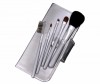 Travel Cosmetic Brush Set in Wallet Style Bag PU Material