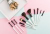Factory Direct 12PCS Cosmetic Brush Set in Natural Hair and Synthetic Hair