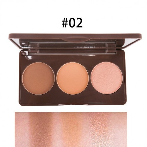 Private Label Makeup 3 Colors Contour Palette