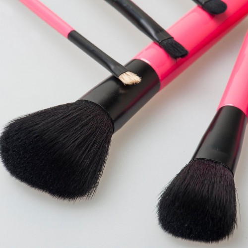 7PCS Travel Brush Set Makeup Brush with Zipper Bag