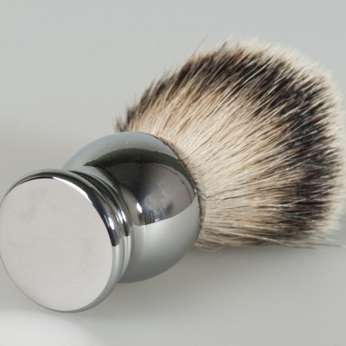 Pure Badger Hair Zinc Alloy Handle Shaving Makeup Brush with High Quality