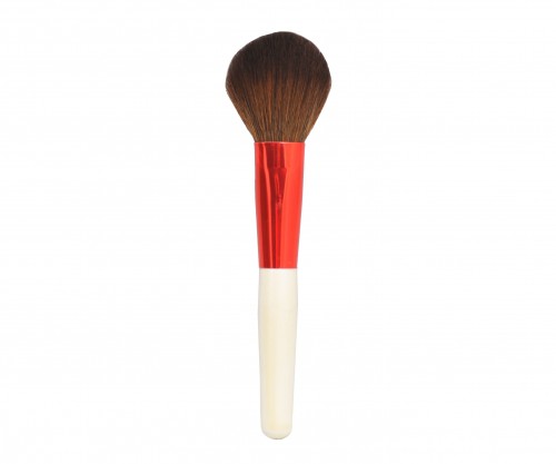 Cosmetic Brush for Powder Natural Hair and Wooden Handle