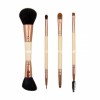 4PCS Dual Ends Cosmetic Brush Makeup Brush with Synthetic Hair