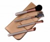 Travel Cosmetic Brush Set in Wallet Style Bag PU Material