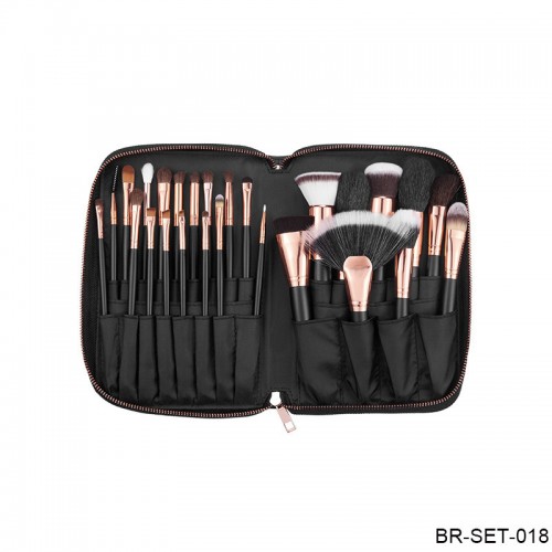 Cosmetic Makeup Vegan Brush with Portable Pouch.