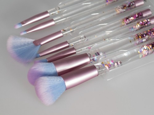 2018 Best Seller Glitter Cosmetic Brush with Customized Private Label Makeup Brush Set