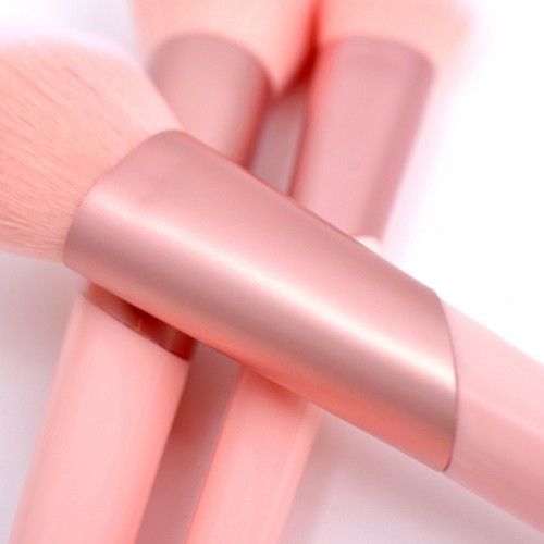 Hot Sale Slanted Ferrule 7PCS Cosmetic Makeup Brush Set with Synthetic Hair