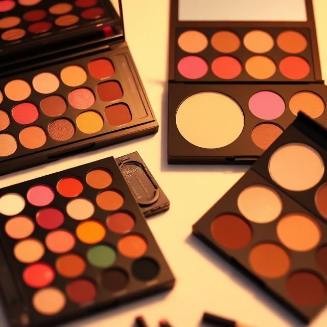 Custom Eyeshadow Palettes, formulated and packaged by us.