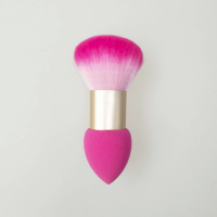 Dual End Powder Makeup Brush with Synthetic Brush