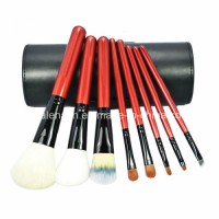 8PCS Natural Hair Makeup Brush with Brush Holder