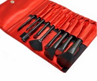 9PCS Cosmetic Brush Trave Brush Set Synthetic Hair