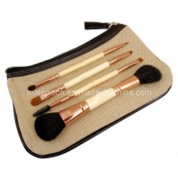 4PCS Dual Ends Cosmetic Brush Makeup Brush with Synthetic Hair