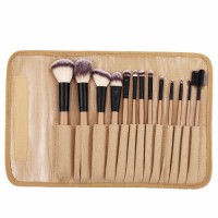 Makeup Brush Set with Sythetic Hair Sable Hair Pony Hair Goat Hair