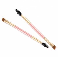 Custom Double End Brush Eyebrow Brush and Eyelash Mascara Wand Brush