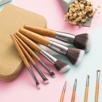 10PCS Professional Brush Set Makeup Brush with Zipper Bag