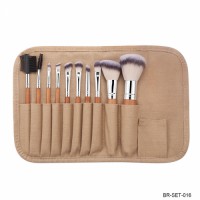 Cosmetic Brush Kit Face Brush Eyeshadow Brush Lip Brush Travel Brush with Portable Porch