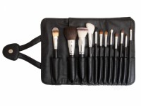 Top Quality Natural Hair Makeup Cosmetic Brush with Magnetic Pouch